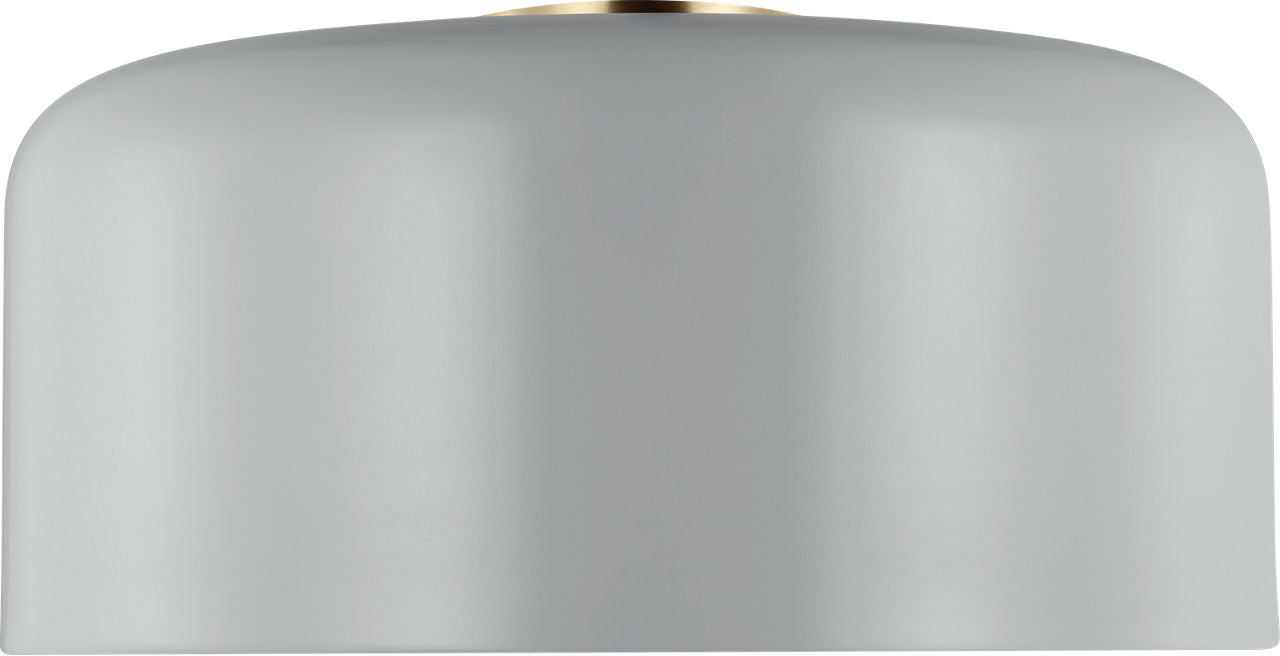 Malone Large Flush Mount Matte Grey