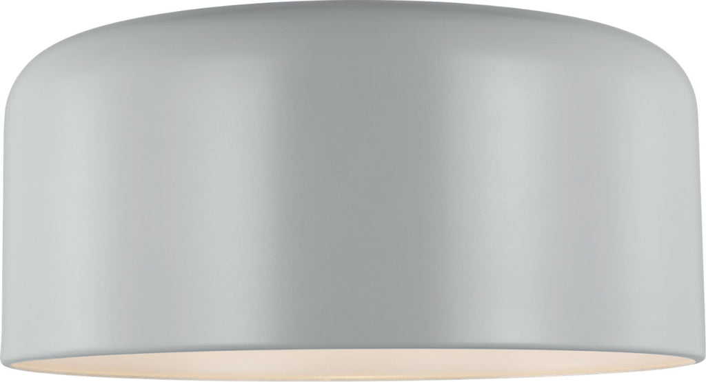 Malone Large Flush Mount Matte Grey