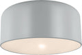 Malone Large Flush Mount Matte Grey