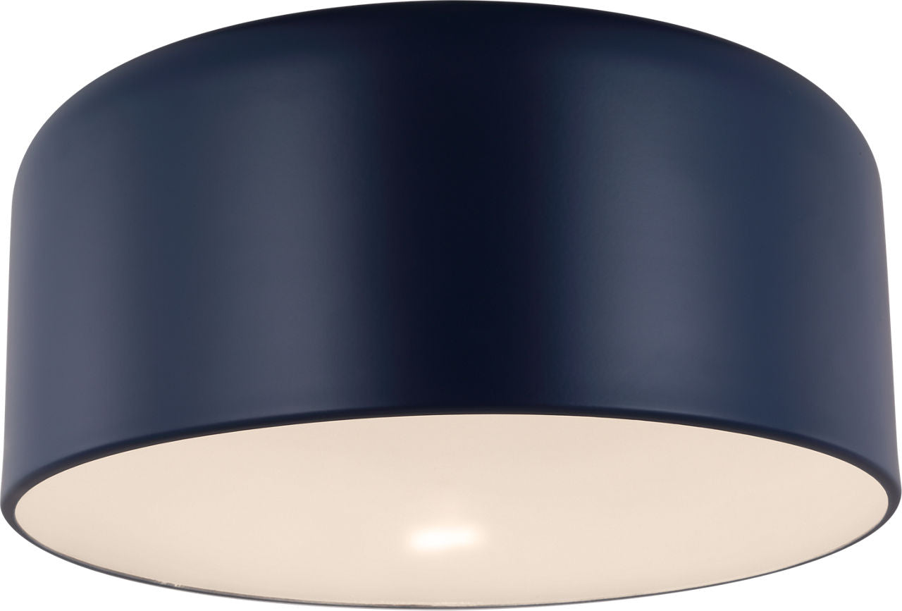 Malone Large Flush Mount Navy