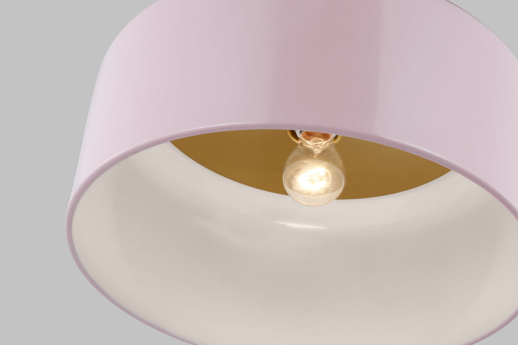 Malone Large Flush Mount Rose Bulbs Included