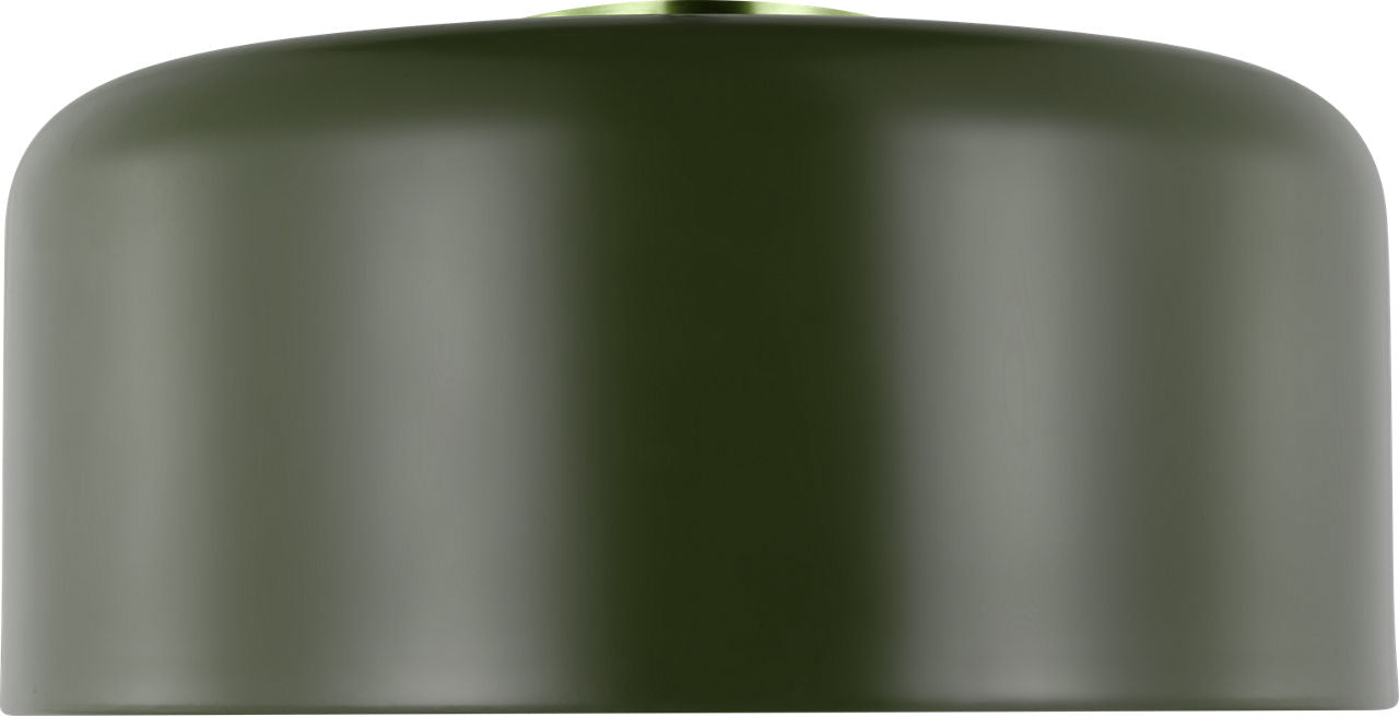 Malone Large Flush Mount Olive