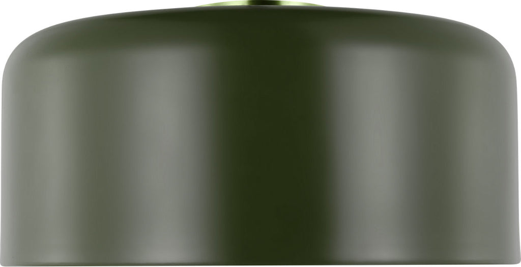 Malone Large Flush Mount Olive Bulbs Included