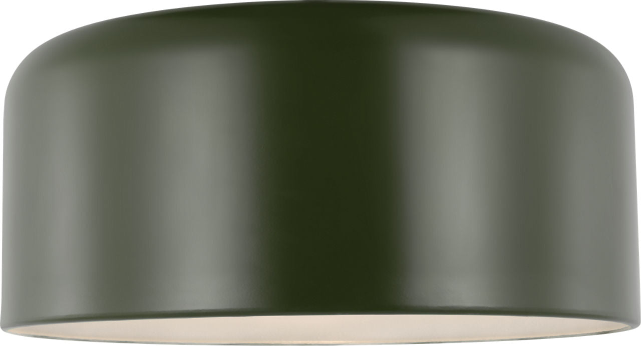 Malone Large Flush Mount Olive