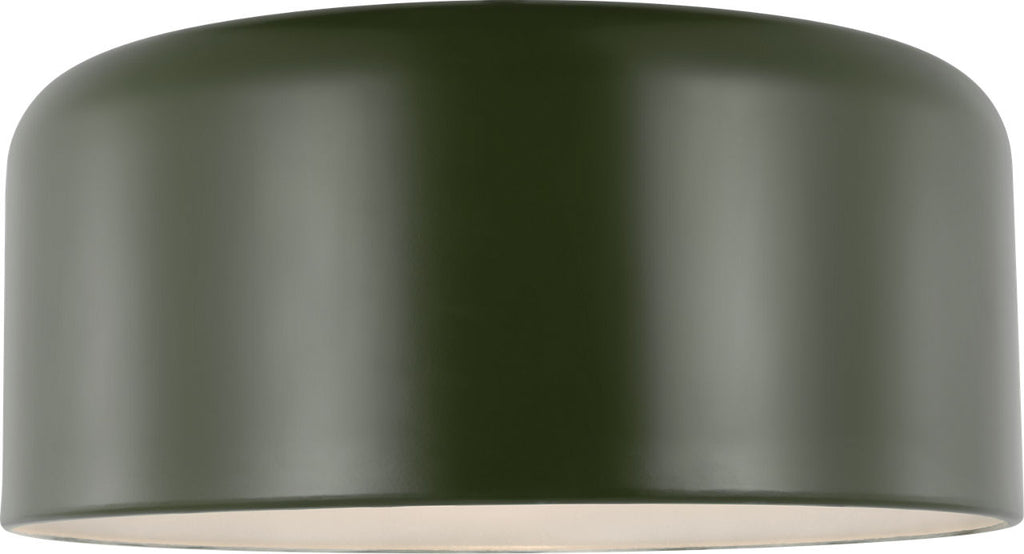 Malone Large Flush Mount Olive Bulbs Included