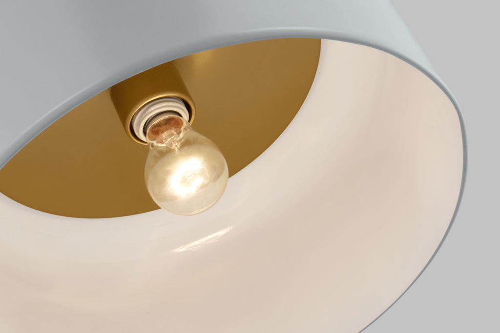 Malone Medium Flush Mount Matte Grey