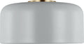 Malone Medium Flush Mount Matte Grey