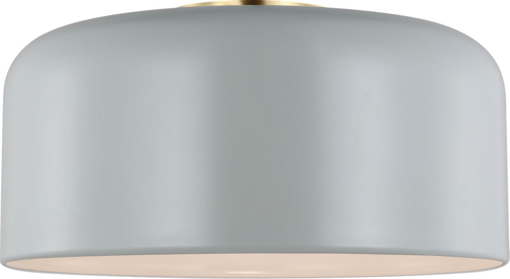 Malone Medium Flush Mount Matte Grey