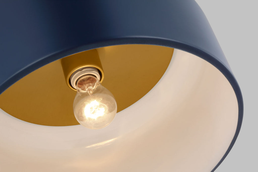 Malone Medium Flush Mount Navy