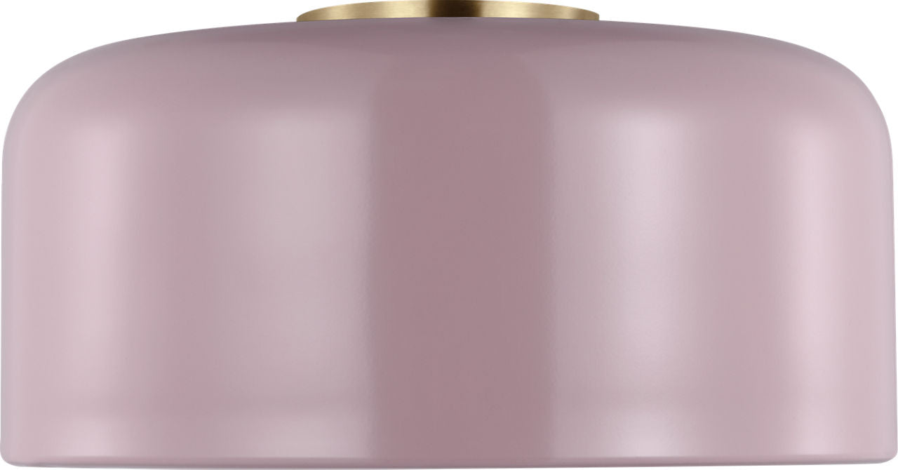 Malone Medium Flush Mount Rose Bulbs Included
