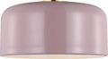 Malone Medium Flush Mount Rose Bulbs Included