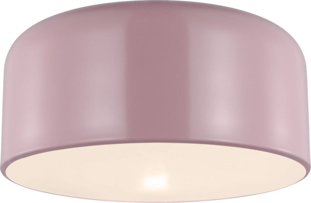 Malone Medium Flush Mount Rose Bulbs Included
