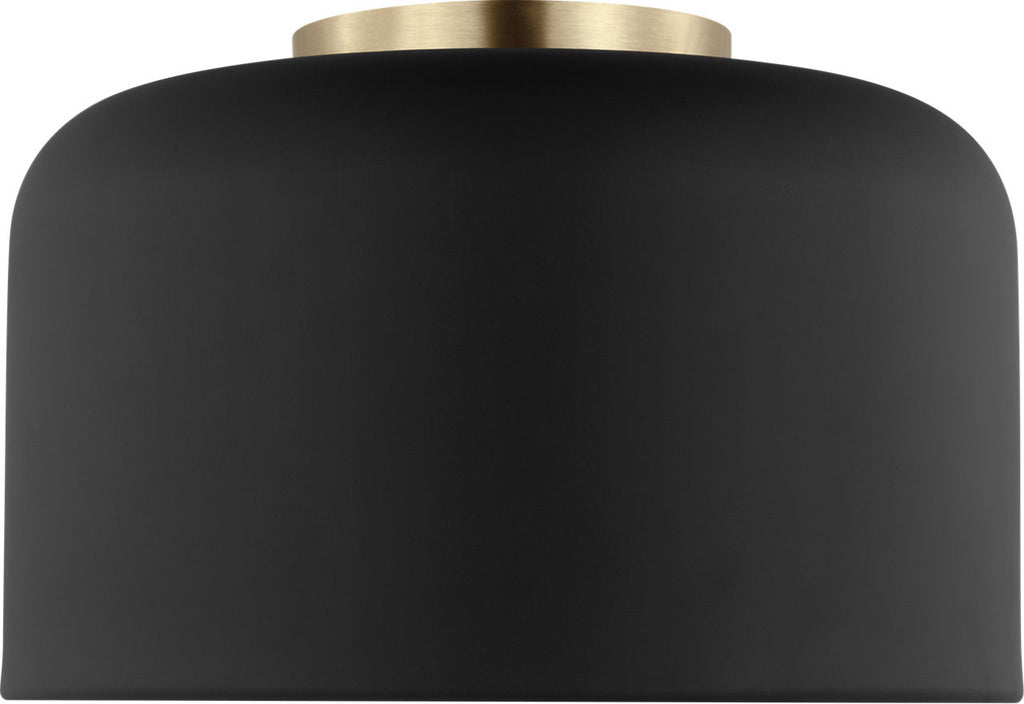 Malone Small Flush Mount Midnight Black