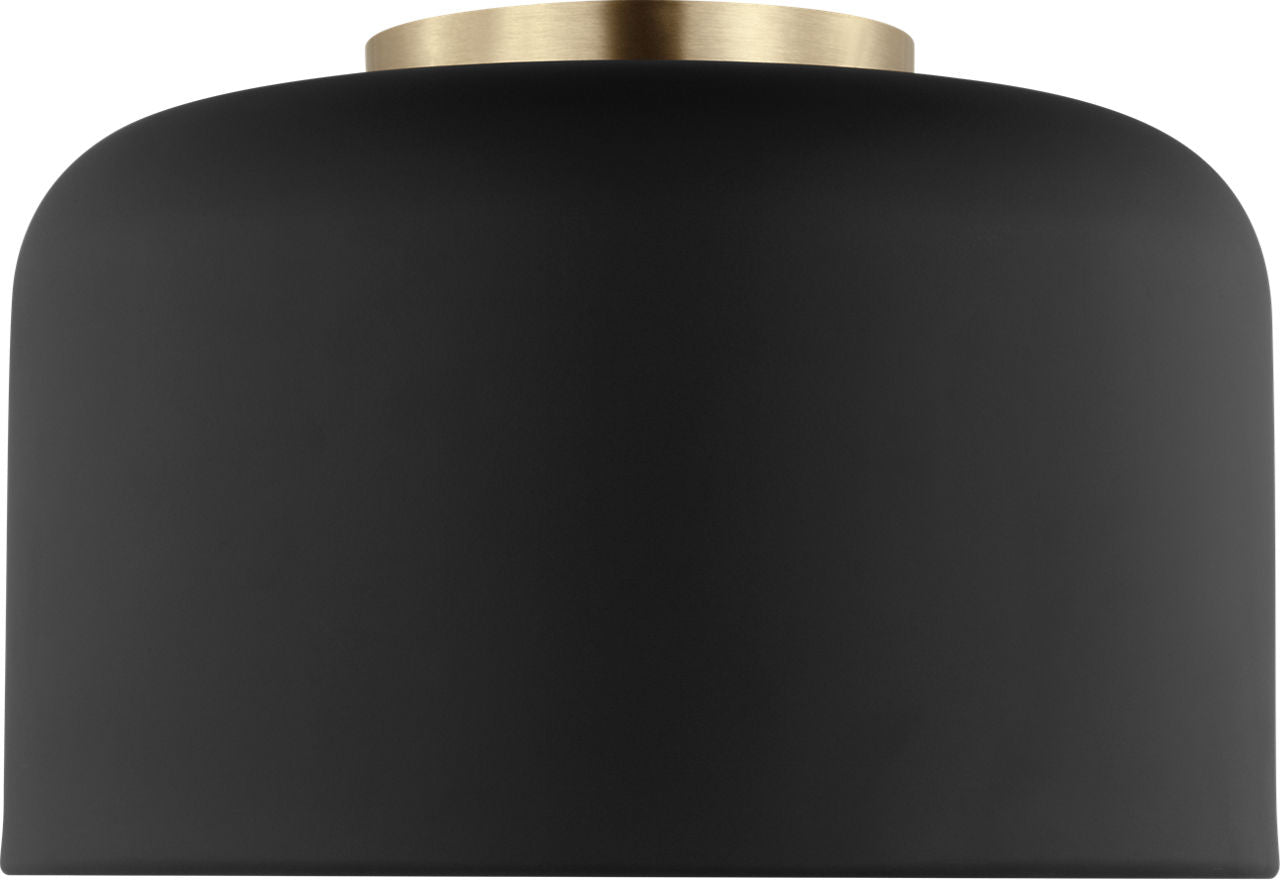 Malone Small Flush Mount Midnight Black