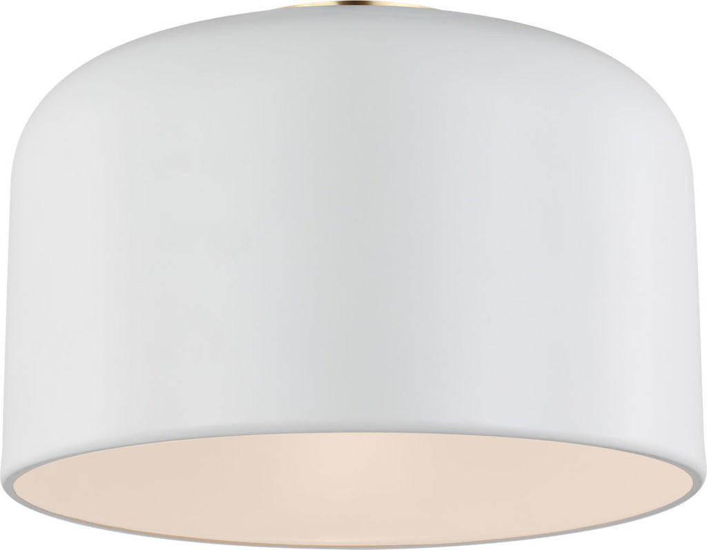 Malone Small Flush Mount Matte White