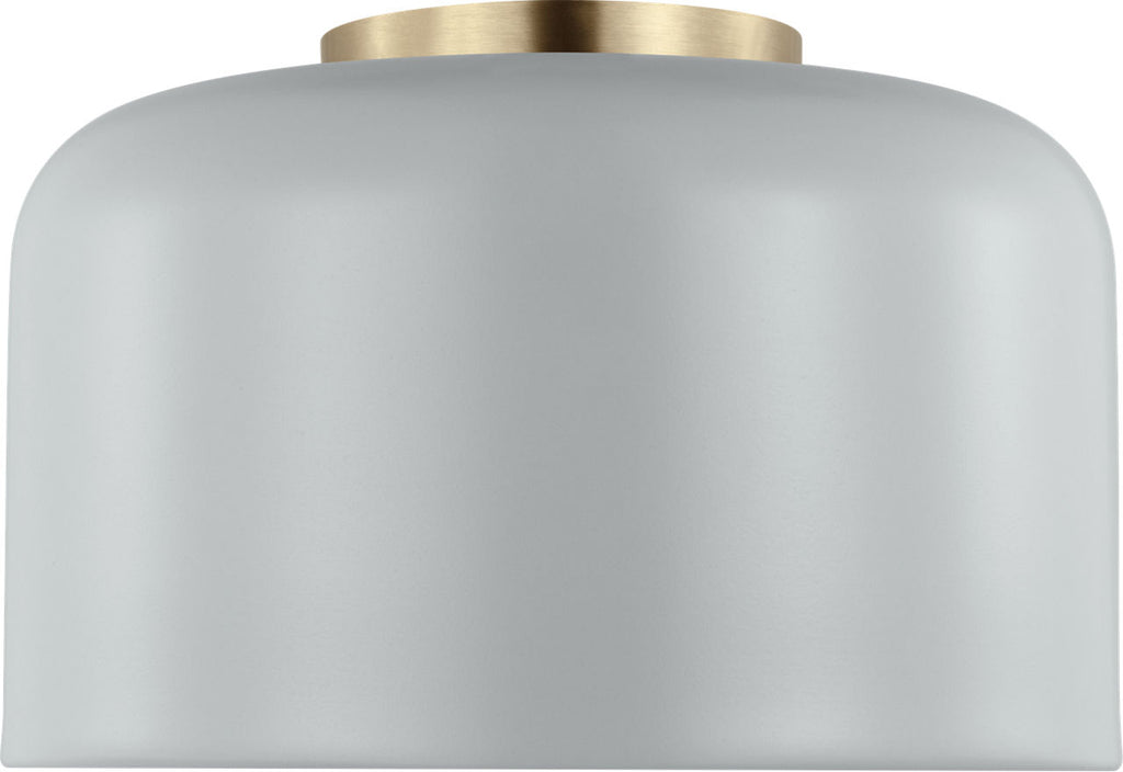 Malone Small Flush Mount Matte Grey