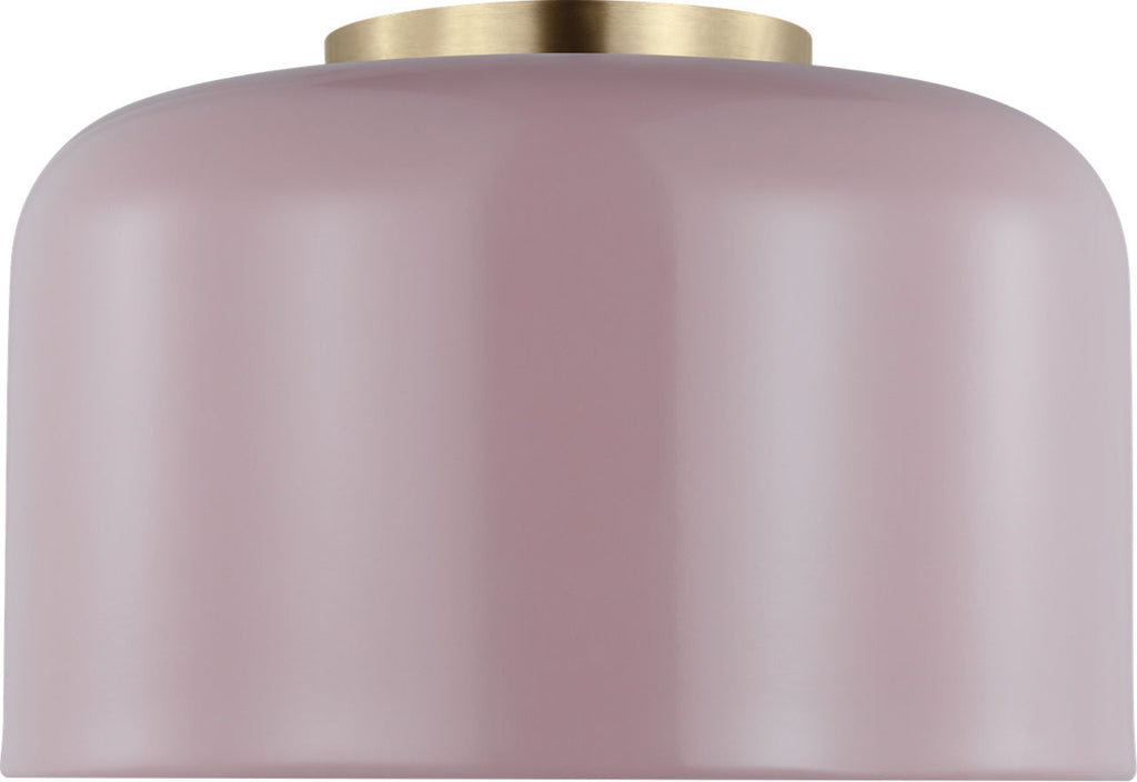 Malone Small Flush Mount Rose Bulbs Inc