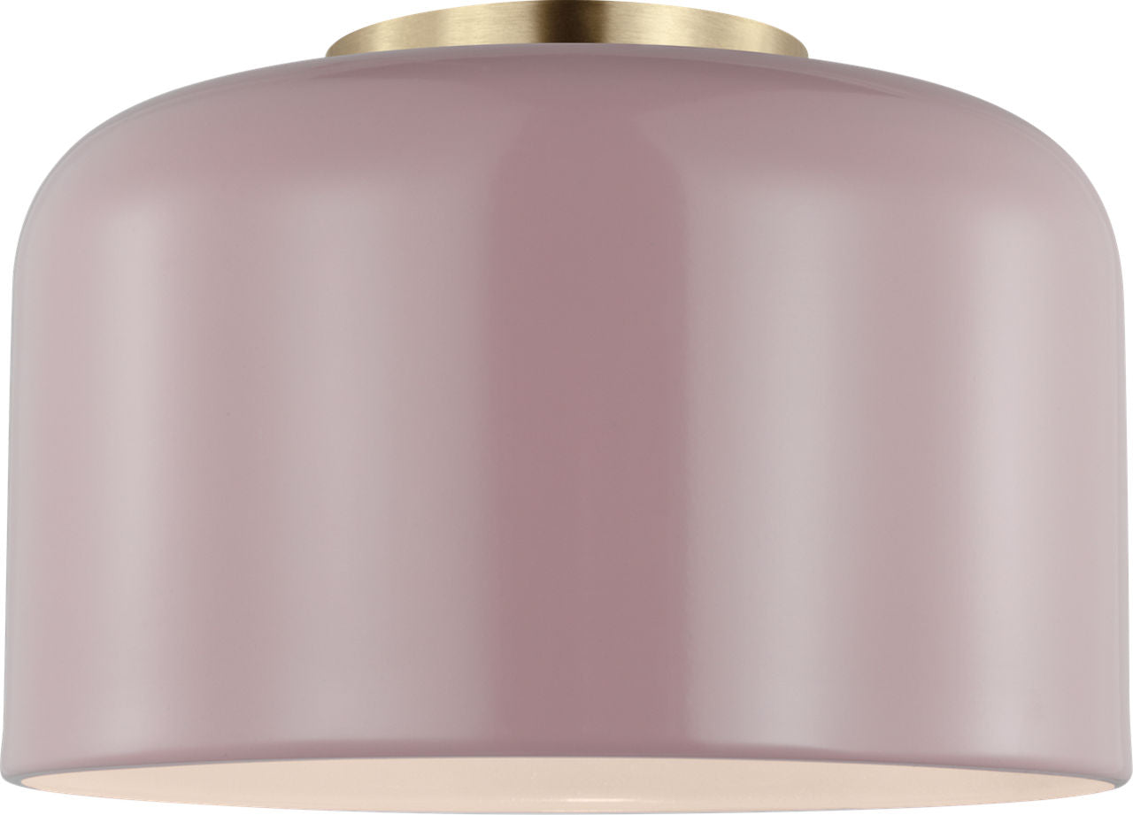 Malone Small Flush Mount Rose Bulbs Inc