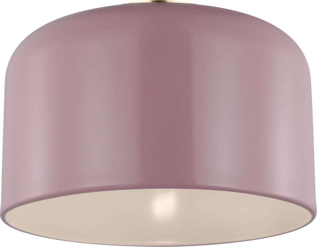 Malone Small Flush Mount Rose Bulbs Inc