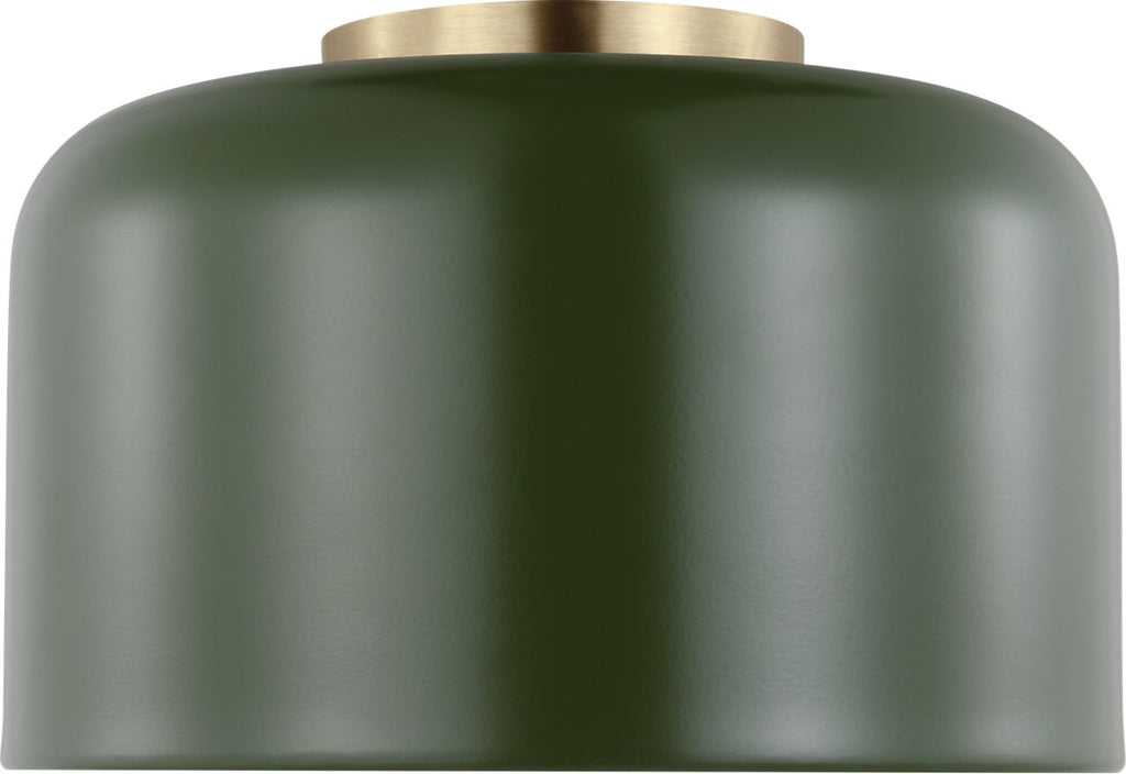 Malone Small Flush Mount Olive