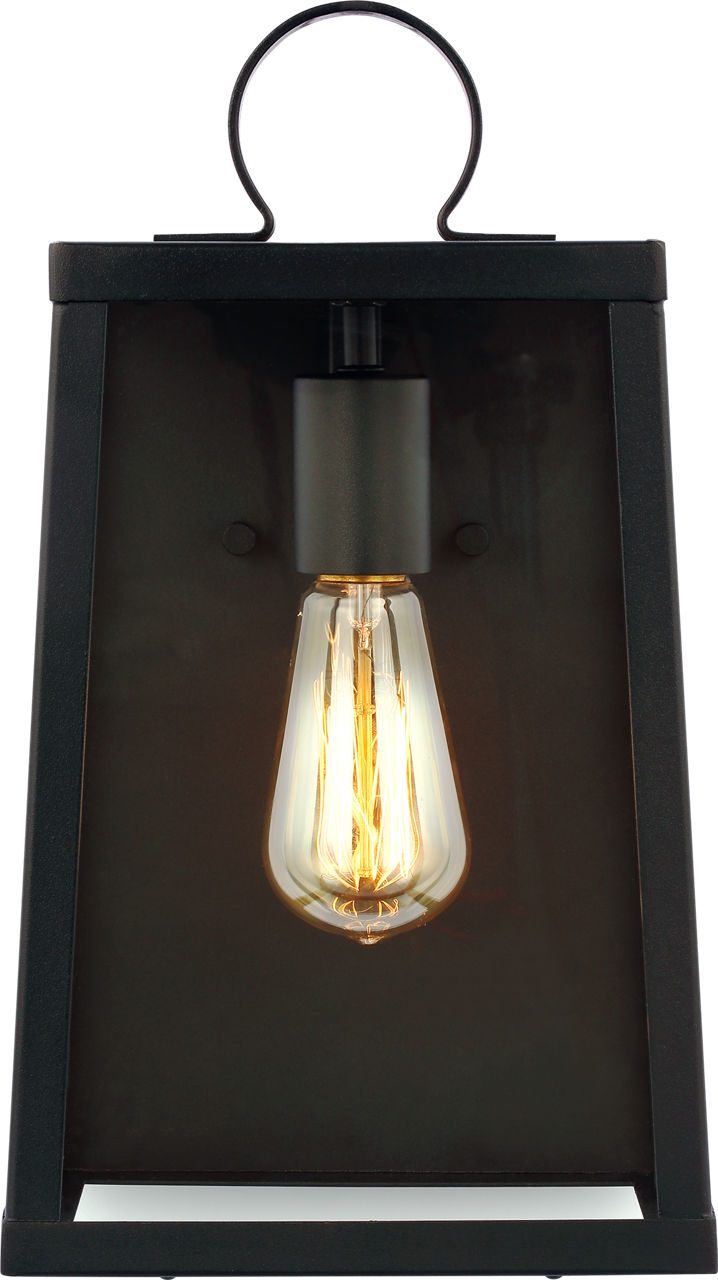 Marinus Medium One Light Outdoor Wall Lantern Black
