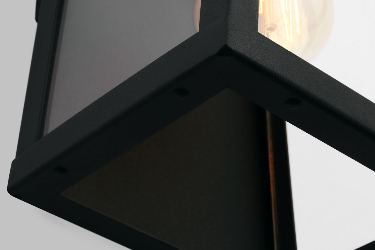 Marinus Small One Light Outdoor Wall Lantern Black