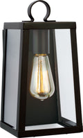 Marinus Small One Light Outdoor Wall Lantern Black