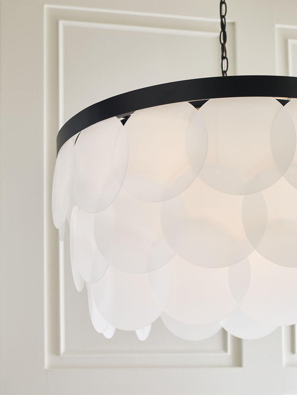 Mellita Eight Light Pendant | Midnight Black