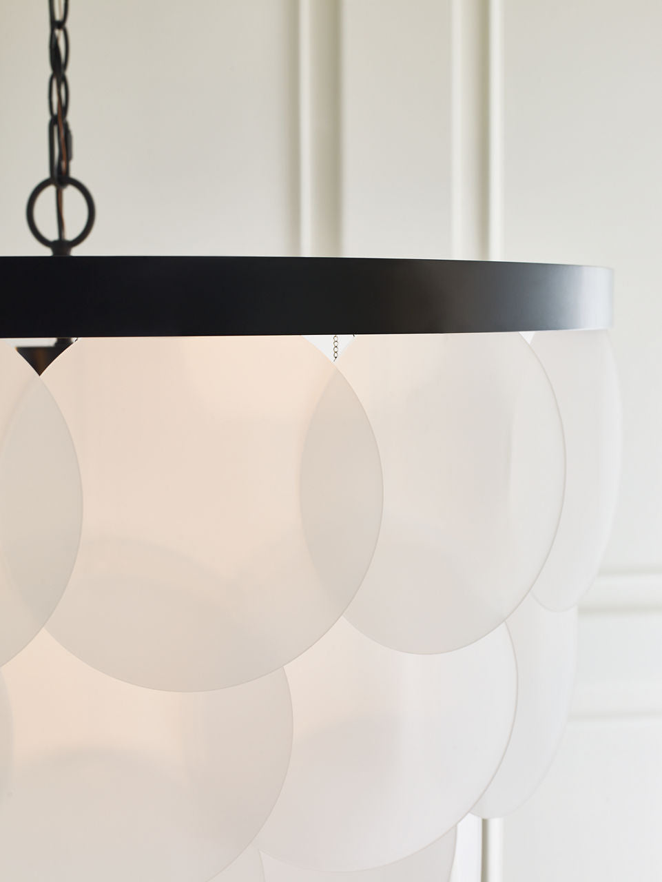 Mellita Eight Light Pendant | Midnight Black