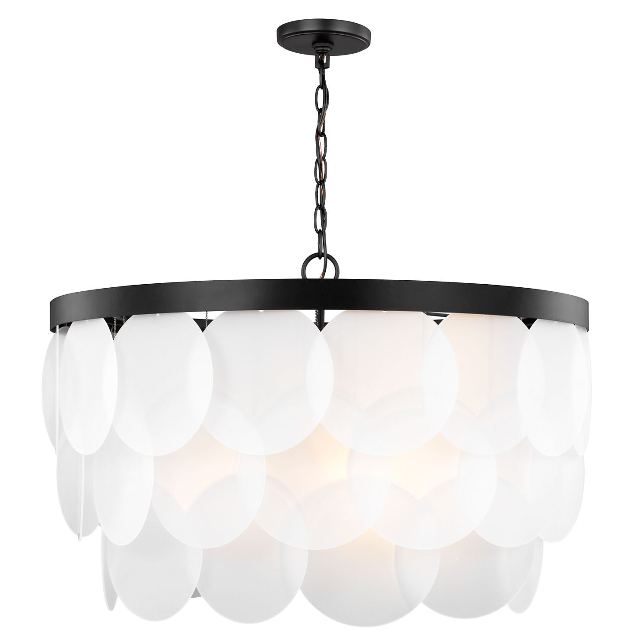 Mellita Eight Light Pendant | Midnight Black