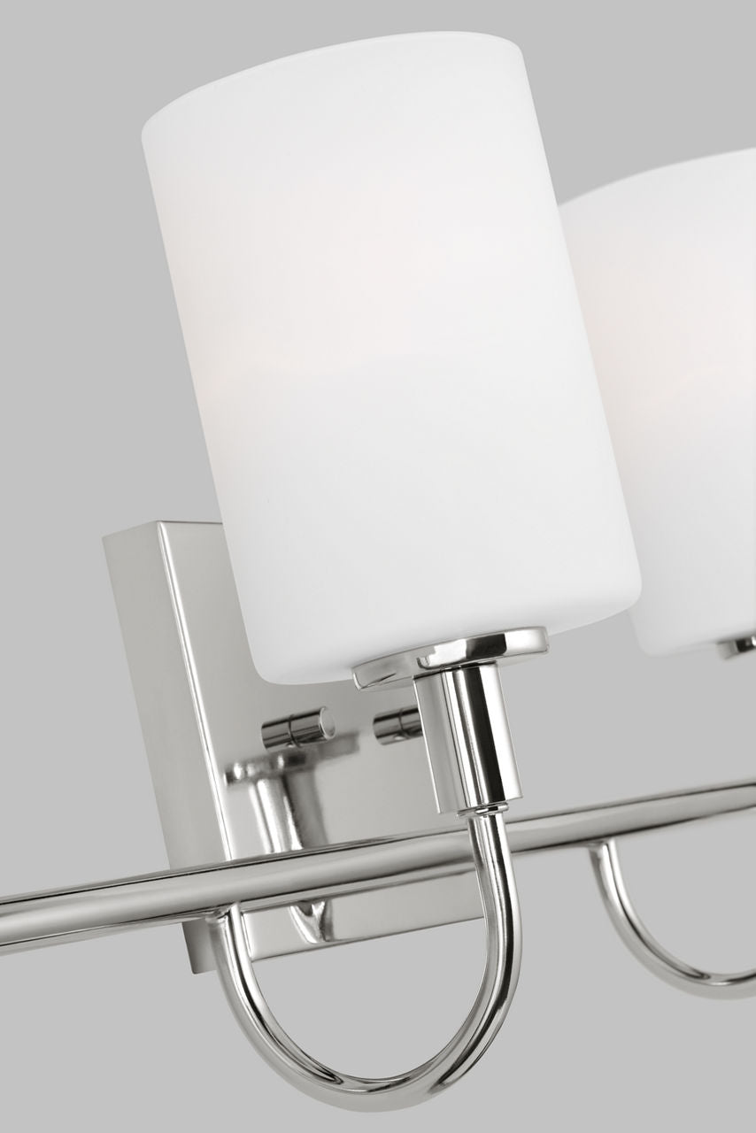Oak Moore Four Light Wall / Bath Chrome Bulbs Inc