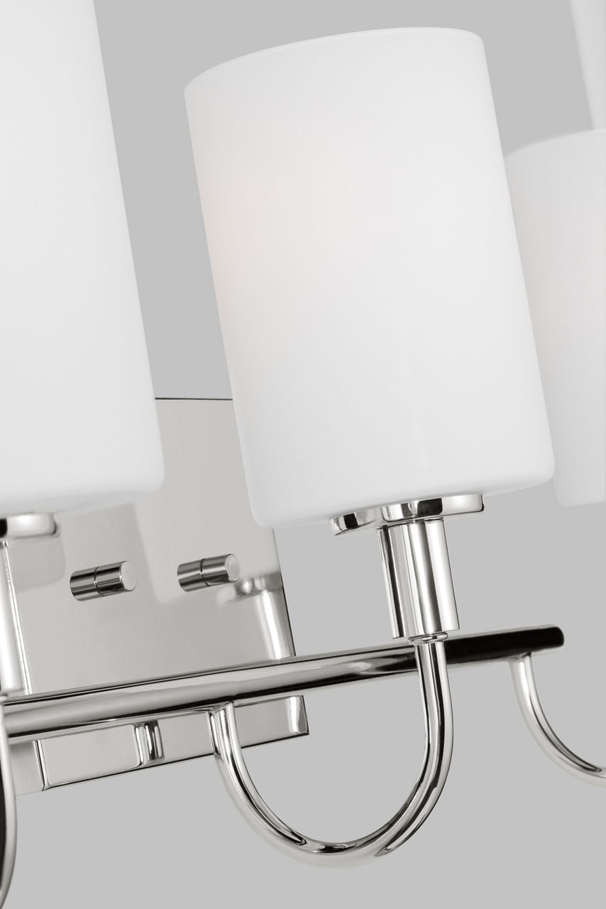 Oak Moore Three Light Wall / Bath Chrome Bulbs Inc