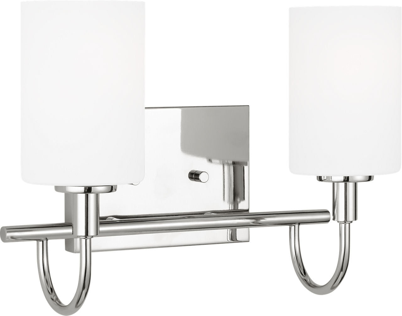 Oak Moore Two Light Wall / Bath Chrome
