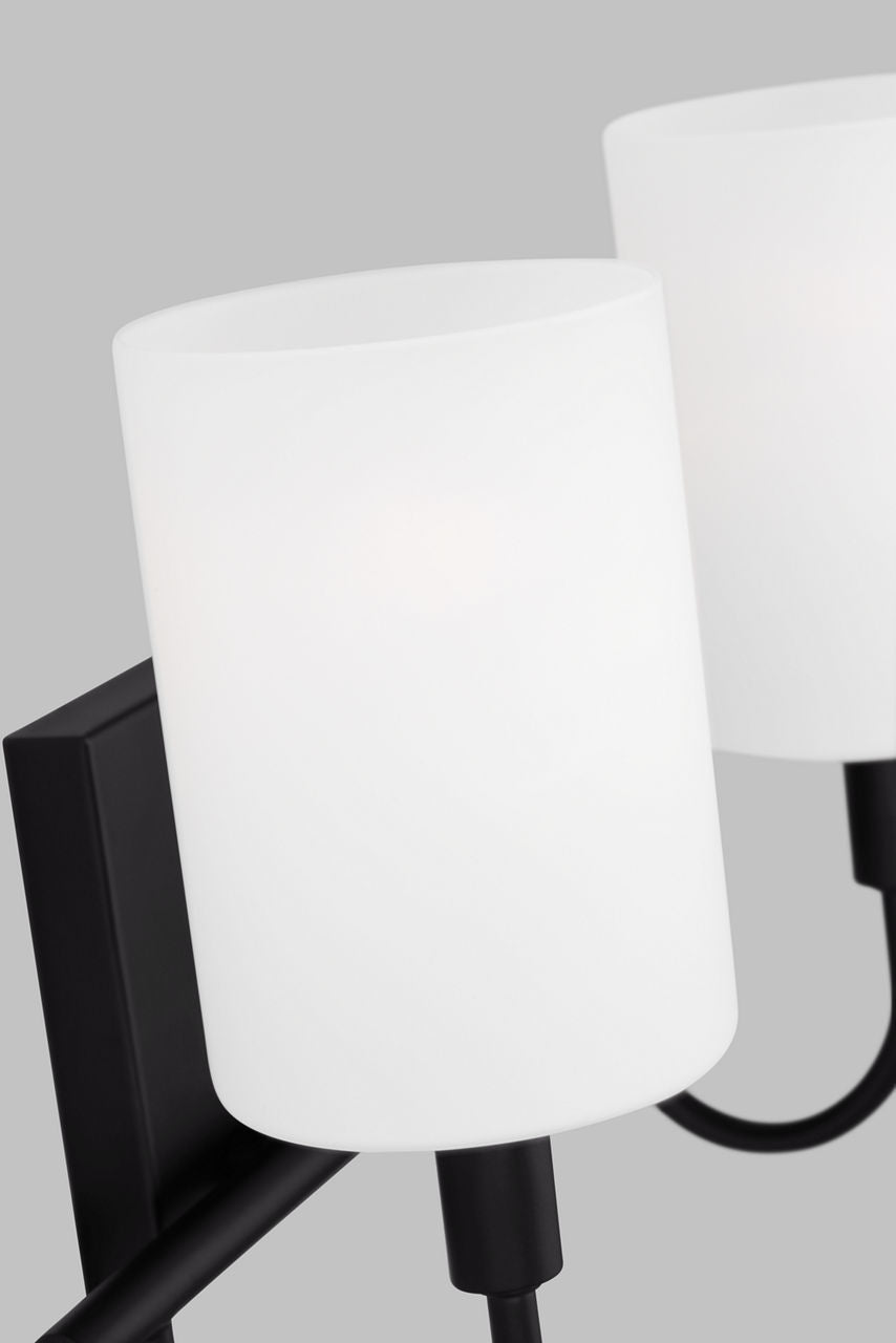 Oak Moore Two Light Wall / Bath Midnight Black