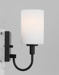 Oak Moore One Light Wall / Bath Sconce Midnight Black