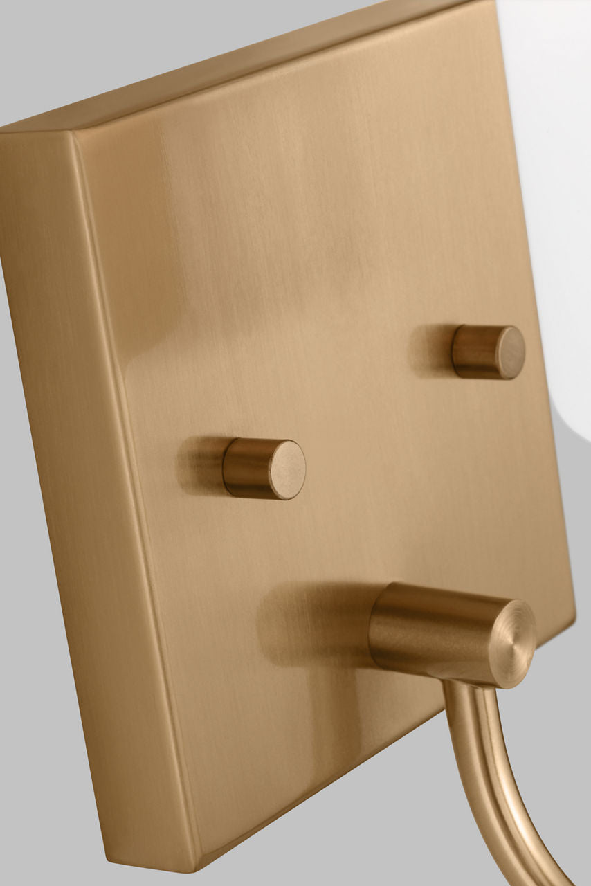 Oak Moore One Light Wall / Bath Sconce Satin Brass