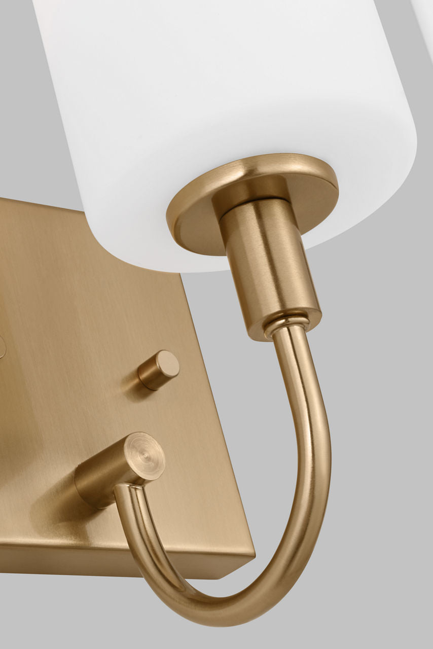 Oak Moore One Light Wall / Bath Sconce Satin Brass