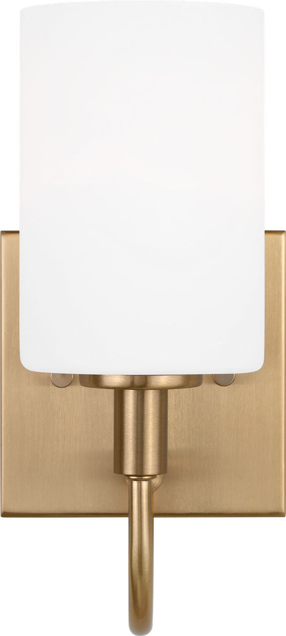 Oak Moore One Light Wall / Bath Sconce Satin Brass