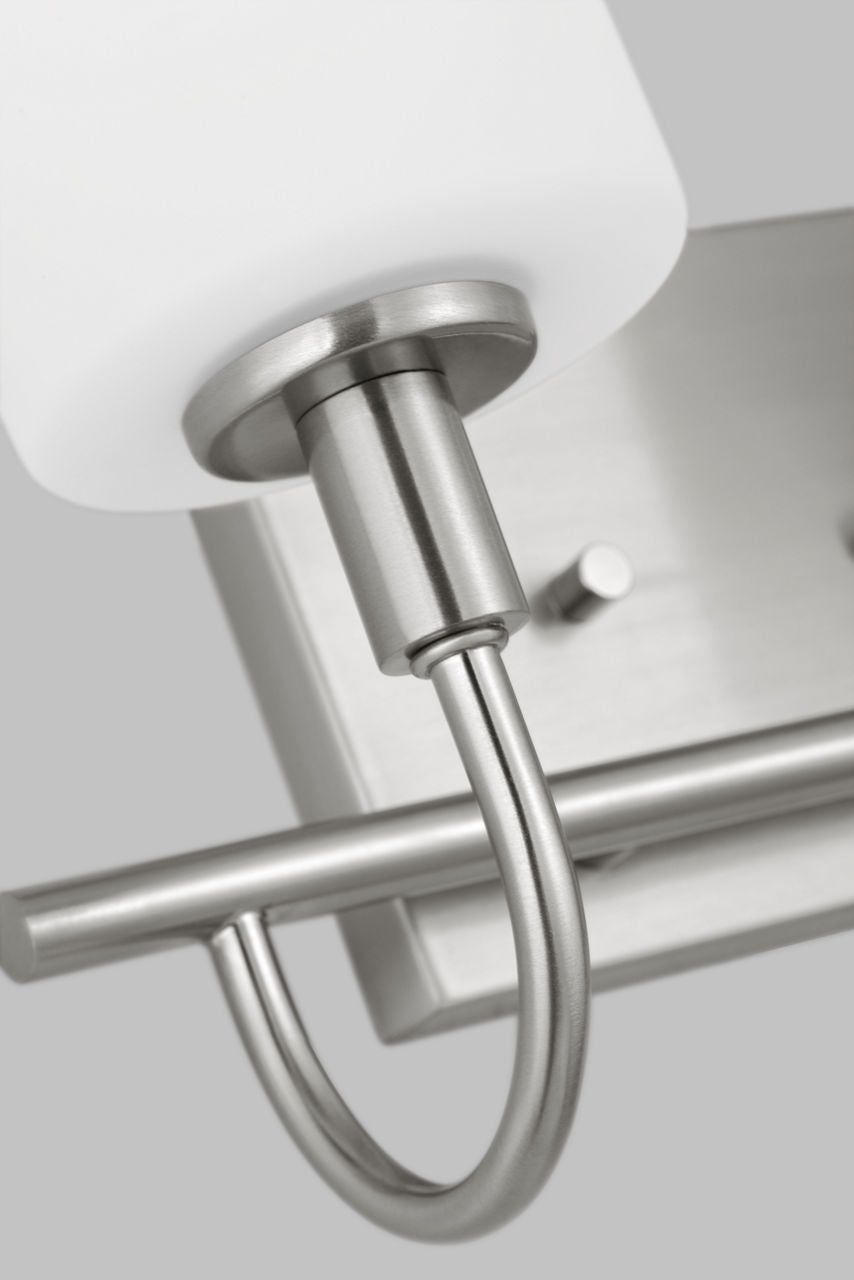 Oak Moore Two Light Wall / Bath Brushed Nickel