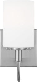 Oak Moore One Light Wall / Bath Sconce Brushed Nickel