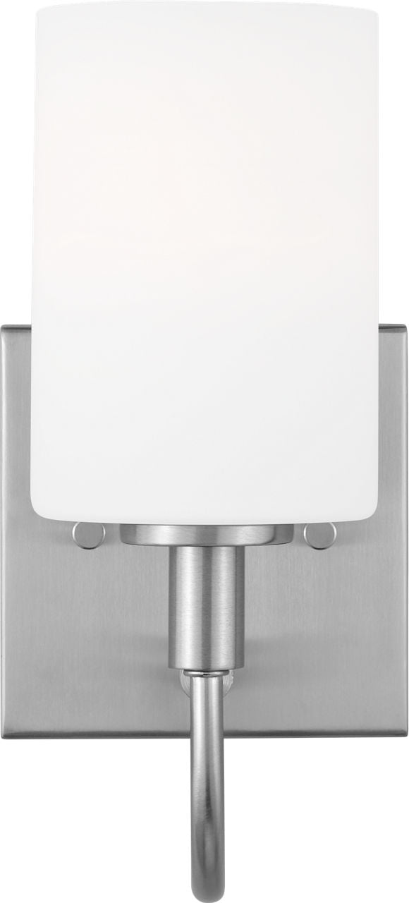 Oak Moore One Light Wall / Bath Sconce Brushed Nickel