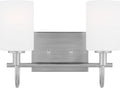 Oak Moore Two Light Wall / Bath Brushed Nickel