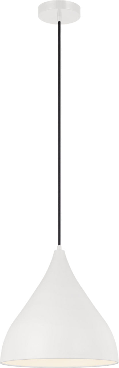 Oden Medium Pendant Matte White Bulbs Included