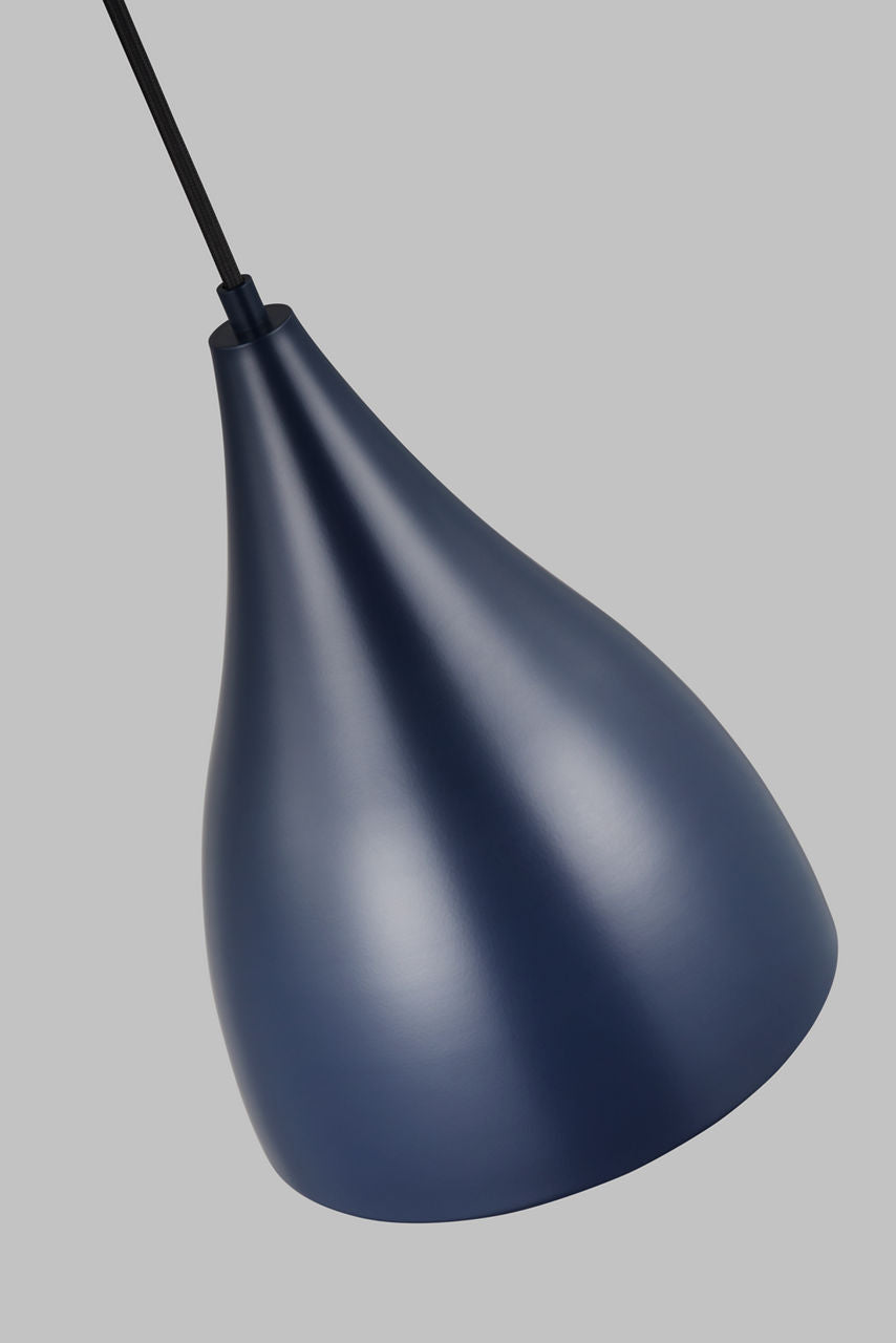 Oden Small Pendant Navy Bulbs Inc