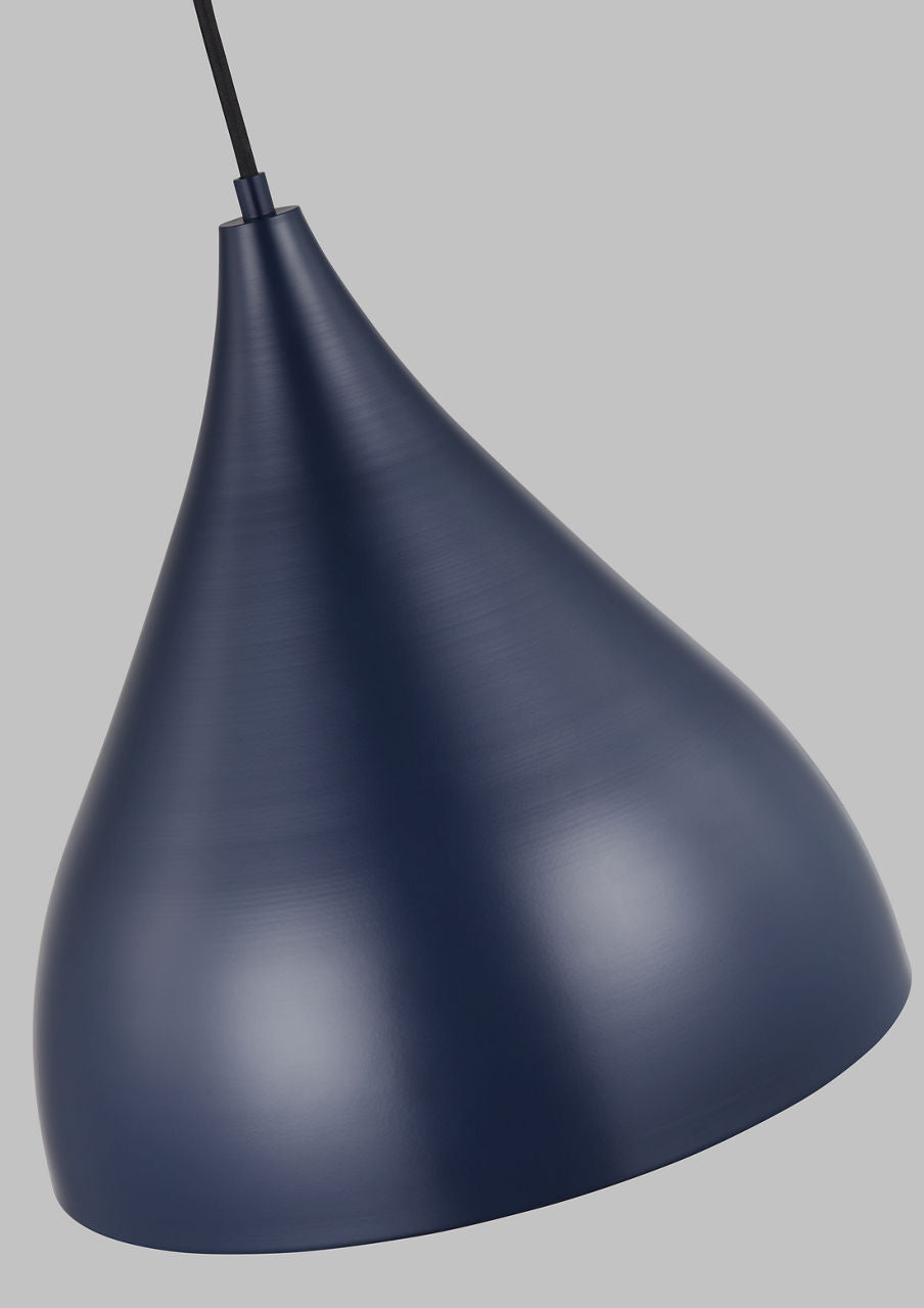 Oden Medium Pendant Navy Bulbs Included