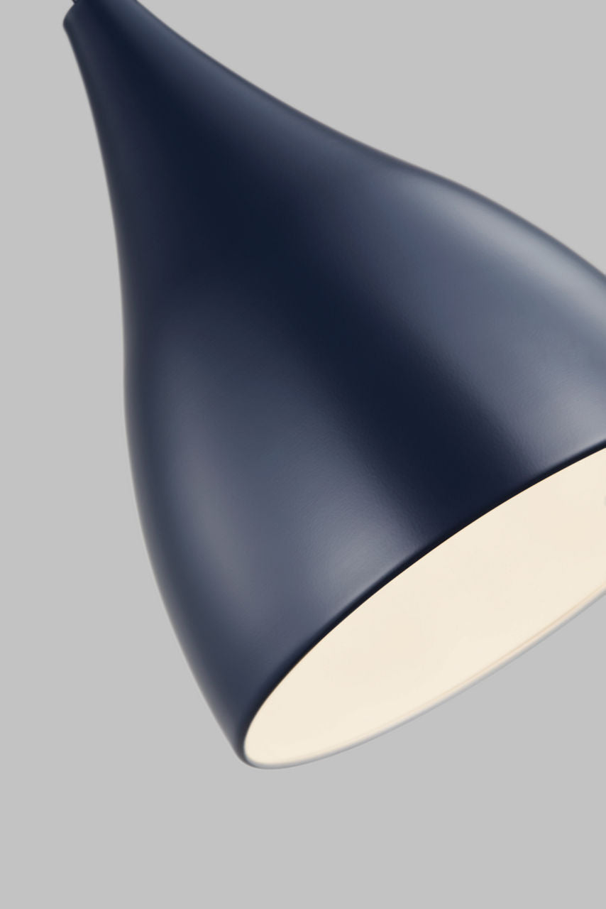 Oden Small Pendant Navy Bulbs Inc