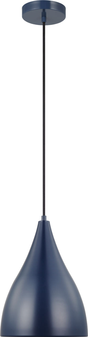 Oden Small Pendant Navy Bulbs Inc