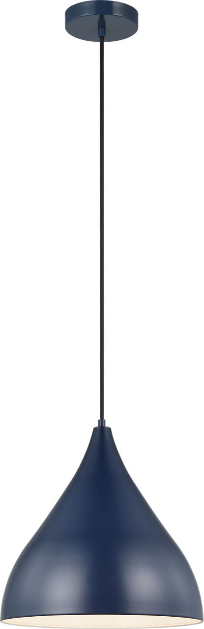 Oden Medium Pendant Navy Bulbs Included