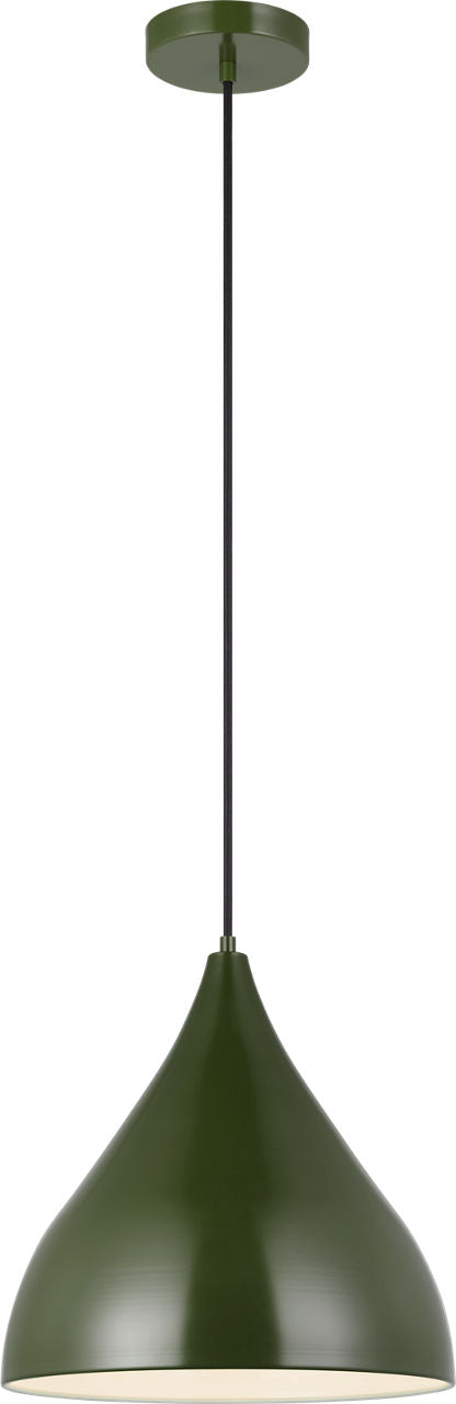 Oden Medium Pendant Olive Bulbs Inc