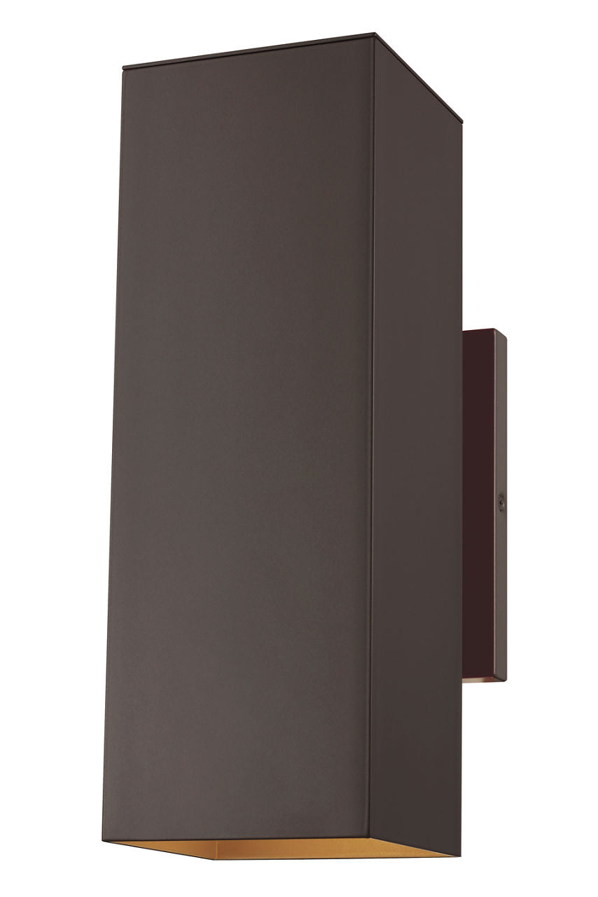 Pohl Medium Two Light Wall Lantern Bronze Bulbs Included